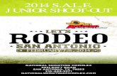 2014 S.A.L.E. JUNIOR SHOOT-OUT€¦ · Pro Rodeo 2: 11 performances, $297 per seat GROUNDS ADMISSION Adult $10 ... robert tuCker hayes foundation Scholarship Patron bill and kathy