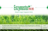 Green magic happens here - Chemspec Europe · The Information Presented here is the Property of Enzymaster (Ningbo) Bio-Engineering Co., Ltd. 18 Ethyl (R)-3-Hydroxybutyrate R-EHB
