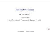 Today: Renewal Processes I · PDF file 2016-10-10 · Renewal Processes Bo Friis Nielsen1 1DTU Informatics 02407 Stochastic Processes 7, October 11 2016 Bo Friis NielsenRenewal Processes