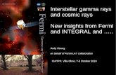 Interstellar gamma rays and cosmic rays New insights from … · 2010-10-05 · Interstellar radiation field (-> inverse Compton) HI, CO, dust surveys CO-to-H 2 conversion a function