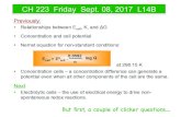 CH 223 Friday Sept. 08, 2017 L14Bchemdemos.uoregon.edu/sites/chemdemos1.uoregon.edu...CH 223 Friday Sept. 08, 2017 L14B . Electrolysis ... mass of metal deposited on one of the electrodes