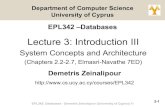 Lecture 3: Introduction IIIdzeina/courses/epl342/lectures/03.pdf · 3-1 EPL342: Databases -Demetris Zeinalipour (University of Cyprus) © EPL342–Databases Lecture 3: Introduction