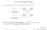 6.1 Enthalpy (ΔH -   · PDF file

Title: Klein_3e_Ch_6_Lecture_PPT Created Date: 1/30/2019 5:11:46 PM