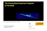 The Interna onal Neutrino Program at Fermilabphysics.ipm.ac.ir/conferences/ipp15/note/A.Ereditato1.pdf · 2015. 9. 24. · Our present knowledge 2 mass squared differences and 3 sizable
