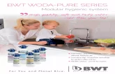 BWT WODA-PURE SERIES - H2O International SA · BWT Ultra safe fi ltration technology removes pathogens and eliminates the substances that affect the taste and smell of the water.