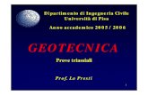 Prof. Lo Presti GeotecnicaC/12 Geotecniآ  prof. lo presti considerazioni sulla geotecnica resistenza