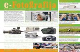 eFoto 11 012 - e-Fotografija · zanimive fotografije varno shranjene v foto albumih. Prav shranjevanje in mo¾nosti izdelave fotografij na nam dobro znani medij, foto papir, postaja