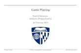 Game Playing - Department of Computer phi/ai/slides-2019/lecture-game-playing.p · PDF file Game Playing Daniil Pakhomov (slides by Philipp Koehn) 26 February 2019 Philipp Koehn Artiﬁcial