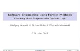 Software Engineering using Formal Software Engineering using Formal Methods Reasoning about Programs