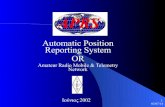 Automatic Position Reporting System OR · 2014. 7. 5. · 03/07/14 8 Global Positioning System Χρησιμοποίηση δορυφόρων. Ακρίβεια 100-3030-5 μ. Χρήση