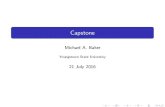 Capstone - YSUmjcrescimanno.people.ysu.edu/student_theses/BakerCapstone.pdf · Capstone Michael A. Baker Youngstown State University 21 July 2016. Introduction to Quantum Mechanics