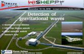 Detection of gravitational waveswishepp2018.lal.in2p3.fr/wp-content/uploads/sites/... · Table-top Michelson interferometer 10→ –17 → → S B =1. 5 Gravitational wave detectors