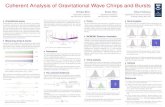 Coherent analysis of gravitational wave chirps and burstschristian/... · The gravitational wave measurements are superimposed with in-terferometer-speciﬁc coloured noise. Combining