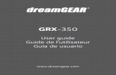User guide Guide de l'utilisateur Guía de usuario · Place the headset on your head and adjust the headband until the headset ˜ts comfortably. Adjust the microphone to ˜t properly.