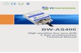 BW-AS400 · SIZE：L33*W27*H8（mm） ±1mm PCB product size Φ 2mm 23 29 33 27 55 48 29 37 4 11 24 4 SIZE：L55*W37*H24（mm) Package size BEWIS SENSING TECHNOLOGY …