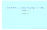 Week 5: Distance methods, DNA and protein modelsevolution.gs.washington.edu/gs570/2010/week5.pdf · Week 5: Distance methods, DNA and protein models – p.9/34. Transition/transversion