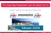 The Daya Bay Experiment and the Quest for 13djaffe/Talks/MIAMI2008_djaffe... · 2009. 2. 17. · 6 neutron (and alpha) emission after µ− capture: multiplicity and/or energy spectra