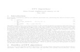 FFT Algorithms · 2016. 6. 6. · FFT Algorithms Brian Gough, bjg@network-theory.co.uk May 1997 1 Introduction Fast Fourier Transforms (FFTs) are e cient algorithms for calculating