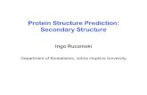 Protein Structure Prediction: Secondary iruczins/teaching/260.655/notes/... Secondary Structure Prediction Given the sequence of amino acids of a protein, what is its secondary structure?