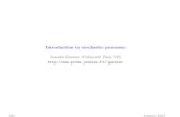 Introduction to stochastic processesmath.univ-lille1.fr/.../FR/conf/Semestre2013/NLOAS/files/Garnier_I.pdf · Probability space (Ω,A,P) • Goal: Model a random experiment. Example
