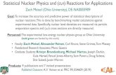 Statistical Nuclear Physics and (α,n) Reactions for ... · Statistical Nuclear Physics and (α, n) Reactions for Applications Zach Meisel (Ohio University), DE-NA0003909 Goal: To