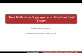 New Methods in Supersymmetric Quantum Field Theory · It is an SU(2) gauge theory with 12 fundamentals and 36 neutral scalar elds. The beta function is = 6 + 6 = 0 at one-loop, but