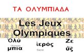 Les Jeux Olympiques - Collège Louis Guilloux · 2016. 5. 20. · de 1 an eux à Némée eux à ... l'entraînement final, qui se déroule à Olympie, 1 mois avant le début des jeux.