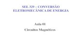 SEL 329 – CONVERSÃO ELETROMECÂNICA DE ENERGIA Aula 01 Circuitos … · 2020. 3. 7. · curtos-circuitos e necessidade de energização de partes móveis (vantagem) • Baixa robustez