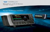 WavePro 7 Zi-A Series...electronic designs. THE NEW OSCILLOSCOPE EXPERIENCE IS HERE 7 13 12 1 2 6 10 3 1. X-Stream II streaming architecture — 10–100 times faster than other oscilloscopes
