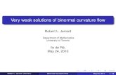 Robert L. Jerrardcermics.enpc.fr/~al-hajm/ile-de-re/jerrard.pdfVery weak solutions of binormal curvature ﬂow Robert L. Jerrard Department of Mathematics University of Toronto Ile