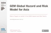GEM Global Hazard and Risk Model for Asiaicrm.ntu.edu.sg/NewsnEvents/Doc/ICRM_Sym/Documents... · GEM’s Mosaic of Hazard Models A global collection of regional and national seismic