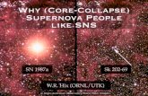 Why (Core-Collapse) Supernova People like SNSschol/sns_workshop/talks/hix.pdf · 2012. 5. 3. · W. R. Hix, ν@SNS, Oak Ridge, May 2012 Captures on Nuclei Entropy of iron core is