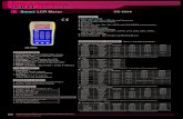 LCR Meter · 28 DE-5000 Auto L.C.R. check 100 / 120 / 1k / 10k / 100k Hz test frequency 20,000 / 2,000 counts display Backlight Ls / Lp / Cs / Cp / Rs / Rp / DCR with D/Q/θ/ESR measurement