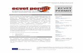 ECVET PERMIT Newsletter Final FEB2016 GR · 2016. 5. 3. · ΔεύτεροΕνημερωτικόΔελτίο,Φεβρουάριος’2016’ €™ ’ Το σχέδιο αυτό