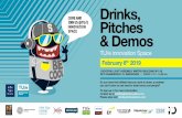 From dream - Drinks Pitches & Demos · 2019. 2. 13. · medicalsector via state-of-the-art 3D printers. Supply chain integrated ad- loud software, client centralorganised Supply hain