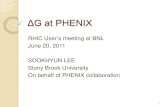 ®â€‌G at PHENIX ... Intro ®â€‌G has been measured at various experiments. pDIS fixed target experiment Indirect