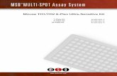 MSD MULTI -SPOT Assay System - Meso Scale/media/files/product...TH1/TH2 9-Plex Calibrator Blend to 990 µL Diluent 4. 2) Prepare the next Calibrator by transferring 50 µL of the Mouse