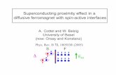 Superconducting proximity effect in a diffusive ...online.itp.ucsb.edu/online/spintr06/belzig/pdf/Belzig_shorttalkAudrey_KITP.pdfManifestations of the oscillations of the order parameter