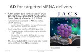 AD for targeted siRNA delivery - Nano2Clinic · PDF file AD for targeted siRNA delivery • J Am Chem Soc. Article ASAP DOI: 10.1021/jacs.8b10021 Publication Date (Web): October 22,