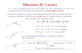 Dinamica II: A.Romero Dinamica II-Lavoro ed Energia 1 Dinamica II: Lavoro ... legata al movimento. Dimensioni