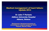 ®“edical management of heart failure: Update ... Hospitalized with Acute Heart Failure: The Global ALARM-HF