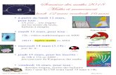 Semaine des maths 2018 Maths et mouvement jeu-concours du Kangourou des maths. ¢â‚¬¢ vendredi 16 mars,