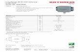Low Range RFID UHF Antenna LoRa FCC Order-No. 52010085€¦ · KATHREIN-RFID Am Kroit 25 - 27 83123 Amerang Germany ULoRa (Ultra Low Range) suitable for: - near field tags - Hybrid
