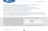 Chemoselective Polymerization of Fully ... - chem.pku.edu.cn · CCS Chem. 2020, 2, 620–630 620. Introduction Sustainable polymers derived from renewable feed-stocks have attracted