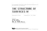 THE STRUCTURE OF SURFACES IVcore.ac.uk/download/pdf/12167146.pdf · 2013. 7. 19. · Photoelectron Diffraction and Holography: Some New Directions 3 C. S. Fadley Imaging of Surface
