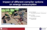 Impact of different compiler options on energy c 2 Motivation ®¼ Compiler optimizations are claimed