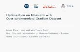 Optimization on Measures with Over-parameterized Gradient · PDF file 2020. 7. 28. · Gradient ows in metric spaces and in the space of probability measures. 11/27. Gradient ow in