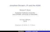 Jonathan Borwein, Pi and the AGMbrent/pd/pi-day-2018.pdf · 3:1408 ˇ310 71