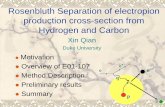 Rosenbluth Separation of electropion production cross-section … · 2006. 1. 5. · 26 Summary E01-107 will provide the FIRST nuclear transparency data from ( e,eπ+) reactions.Rosenbluth