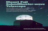 Main Reflector - resceu.s.u-tokyo.ac.jpsubmm/mtfuji/Mt.Fuji.pdf · at Mount Fuji. Research Center for the Early Universe (RESCEU) was founded under the COE program leaded by Professor